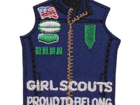 Adult Vest Iron-On Patch Hot on Sale